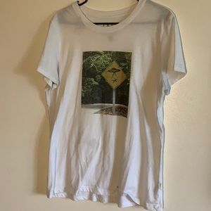White Alien Sign Shirt